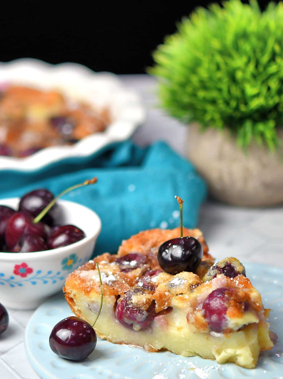 Easy Cherry Clafoutis Dessert or Breakfast by Christian Guzman for 24Bite