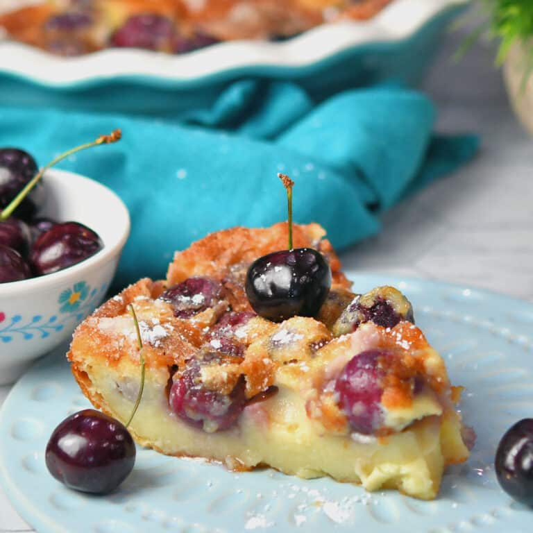 Easy Cherry Clafoutis Dessert or Breakfast