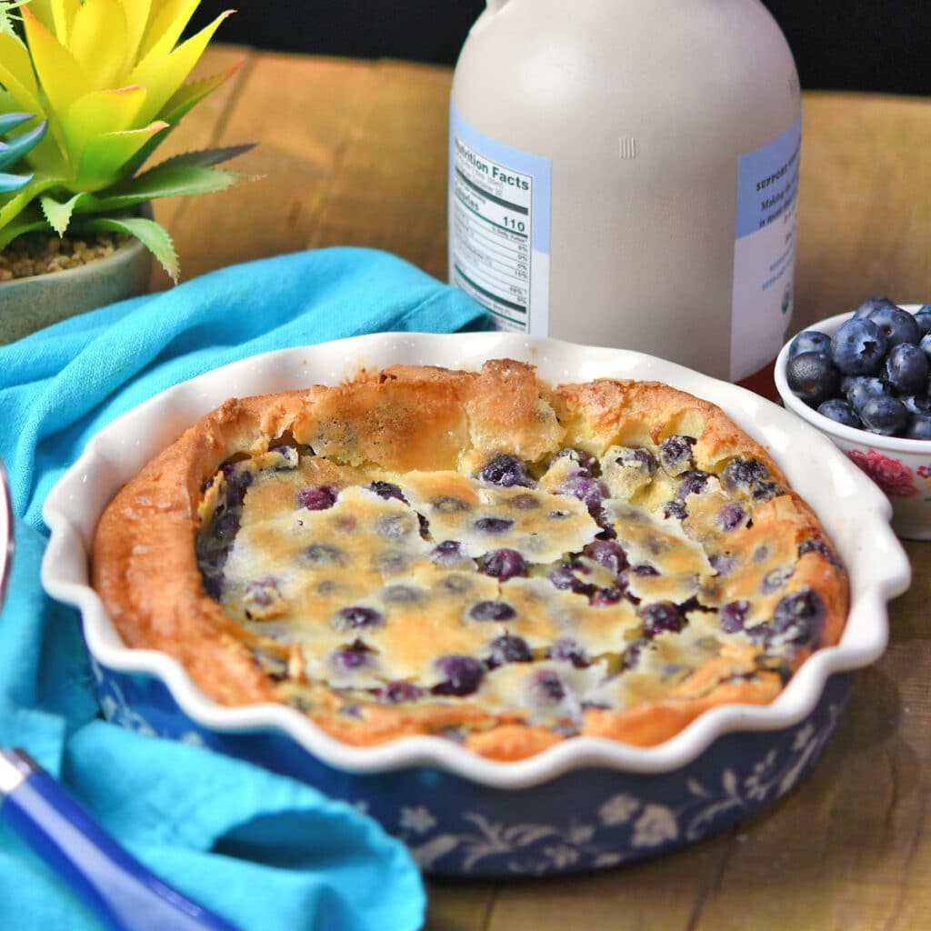 Blueberry Clafoutis Easy Baked Custard