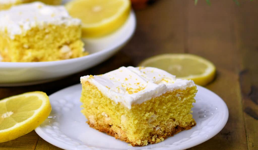 Frosted Lemon Bars From Box Cake Mix for 24Bite